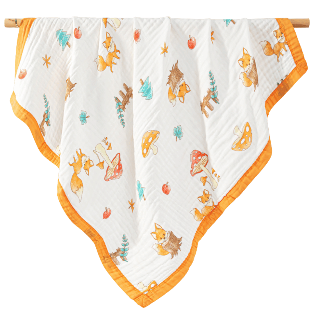 Premium Pure Cotton Gauze Baby Bath Towel