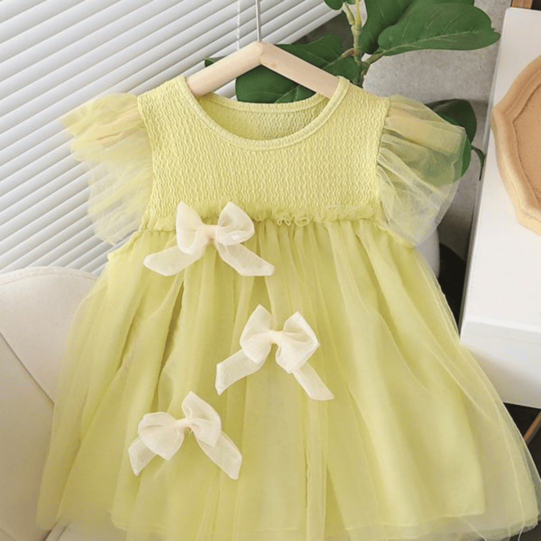 Baby Girl 3D Bow Party Dress