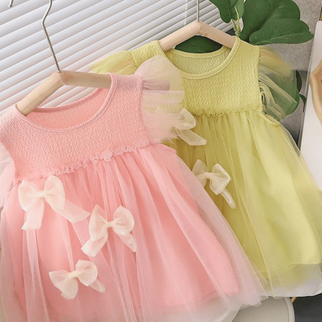 Baby Girl 3D Bow Party Dress