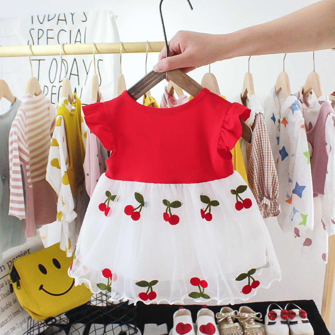 Sweet Cherry Party Dress