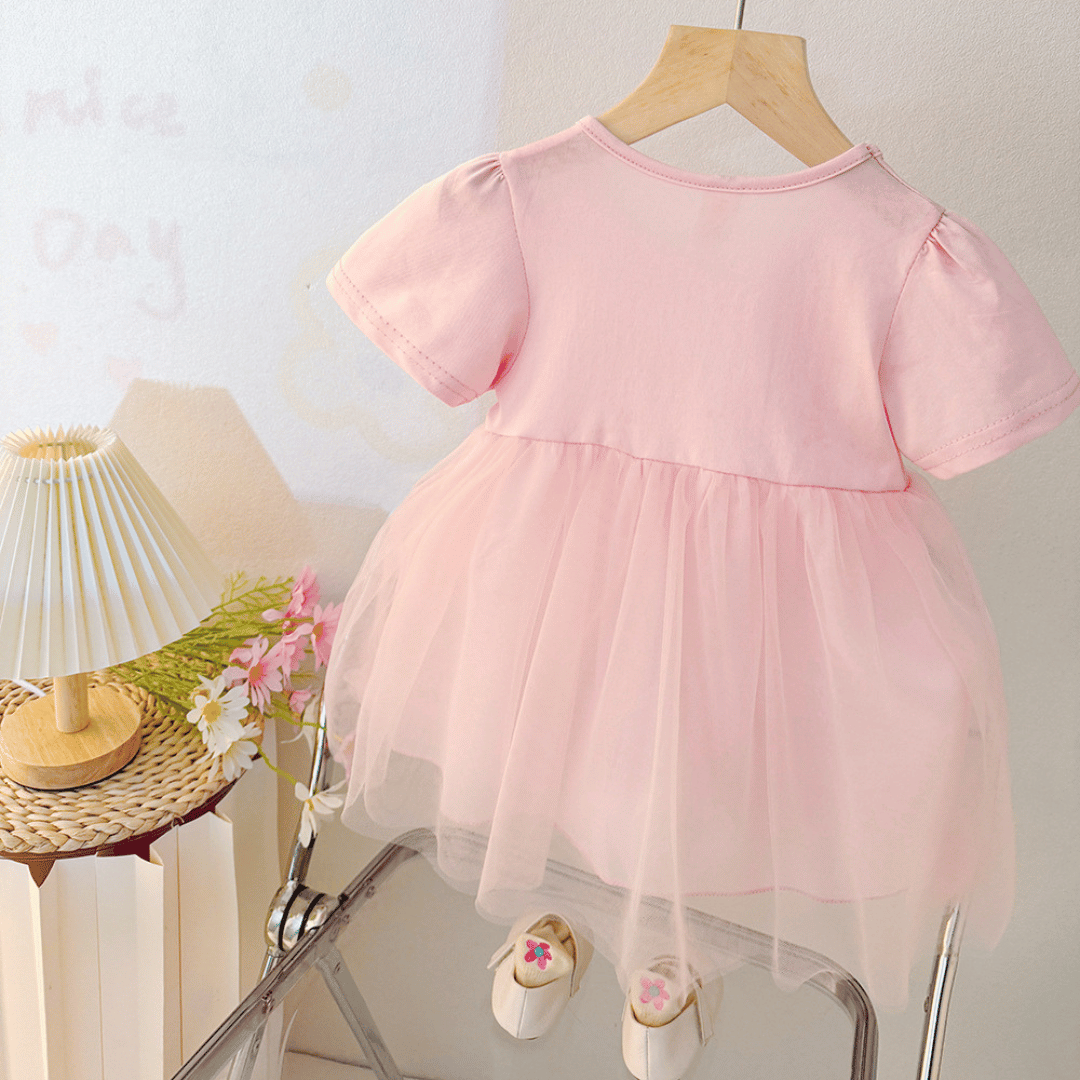 Cute Bunny Bow Party Dress