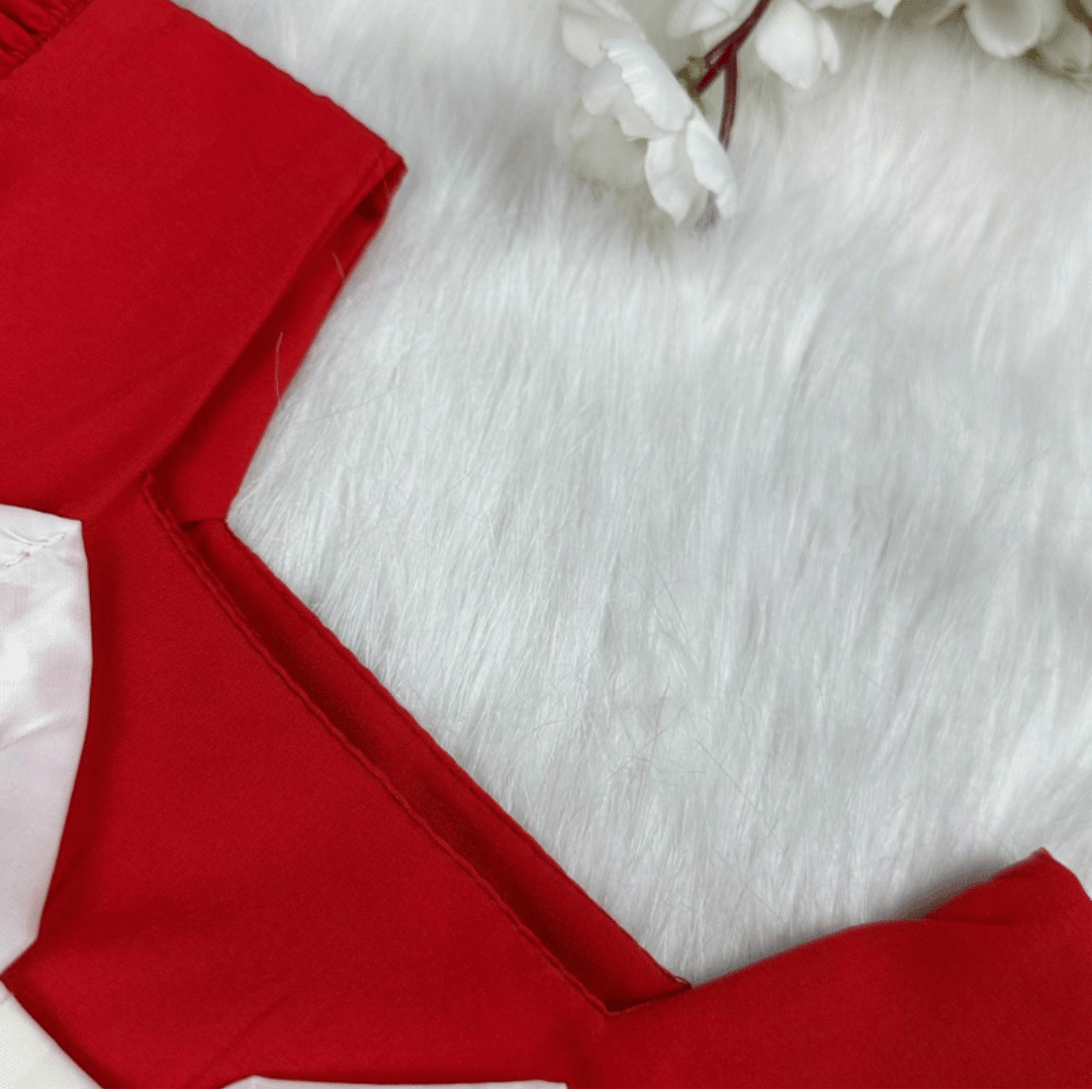 Polka Dot Puff Party Dress