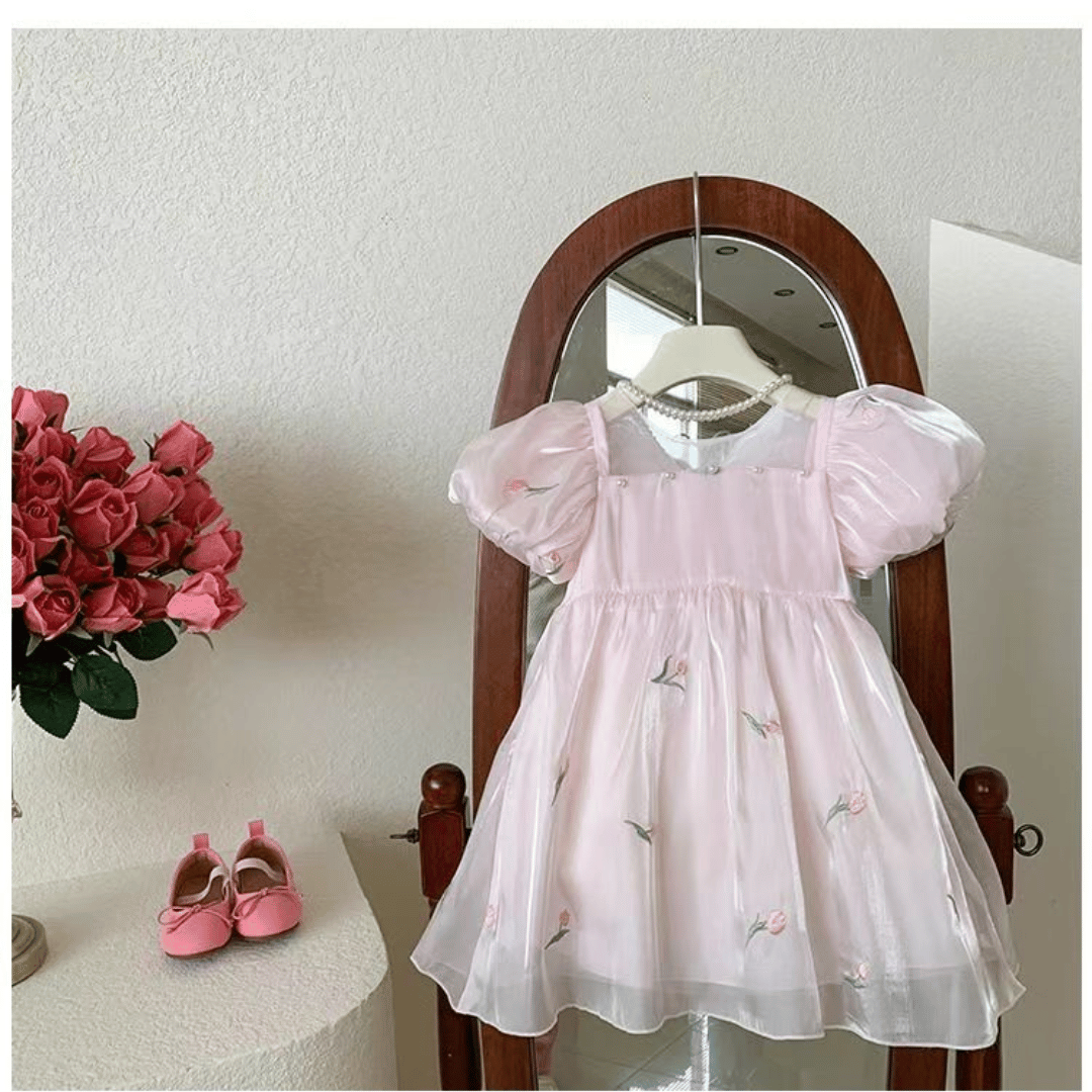 Pink Butterfly Fairy Party Dress