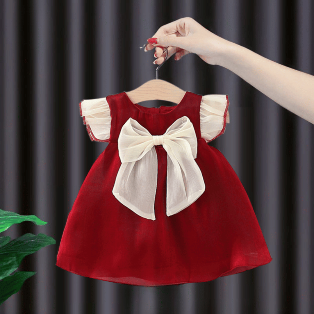Baby Girl Big Bow Princess Dress