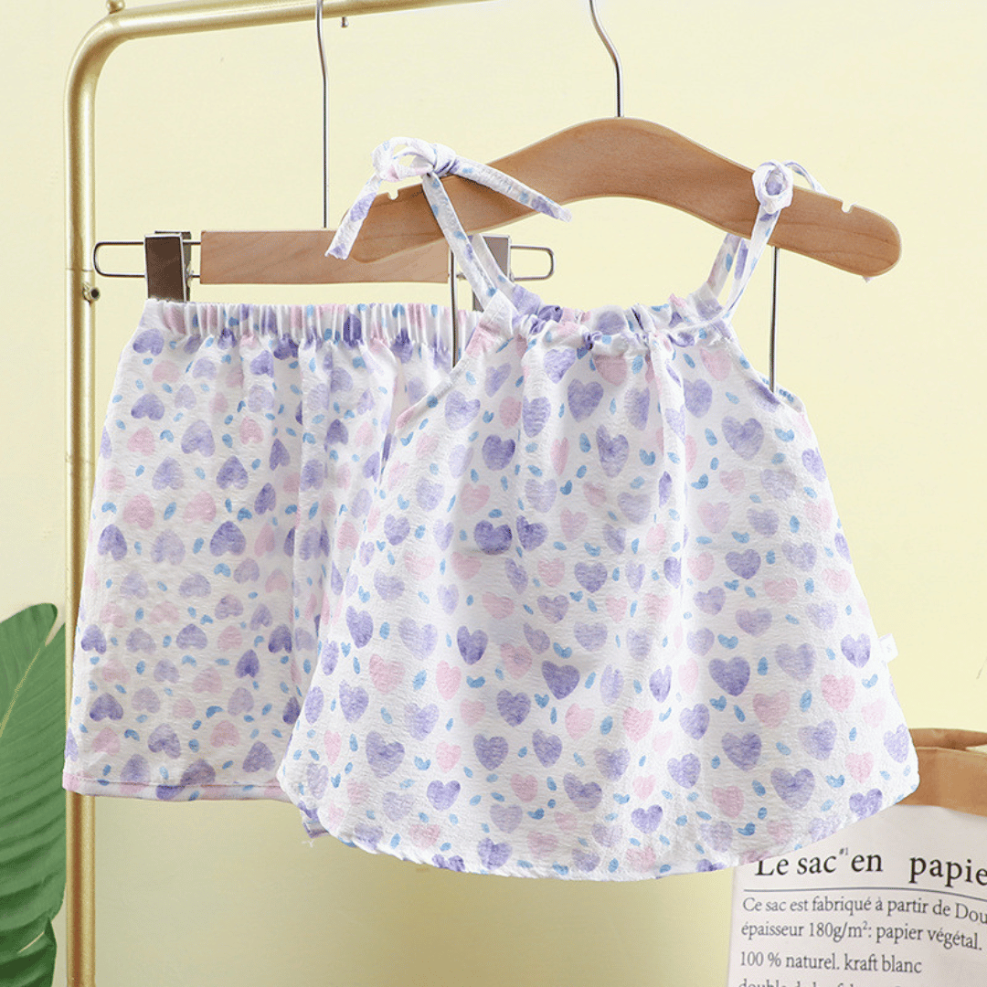 Floral Skirt & Shorts Set