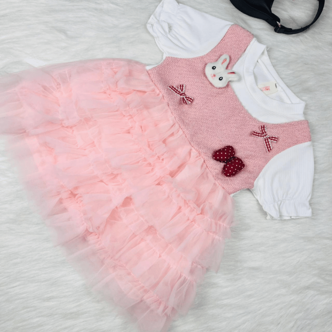 Glitter Bunny Princess Tulle Dress