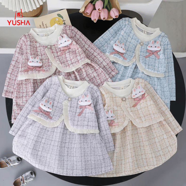 Bunny Tweed Royal Princess Dress