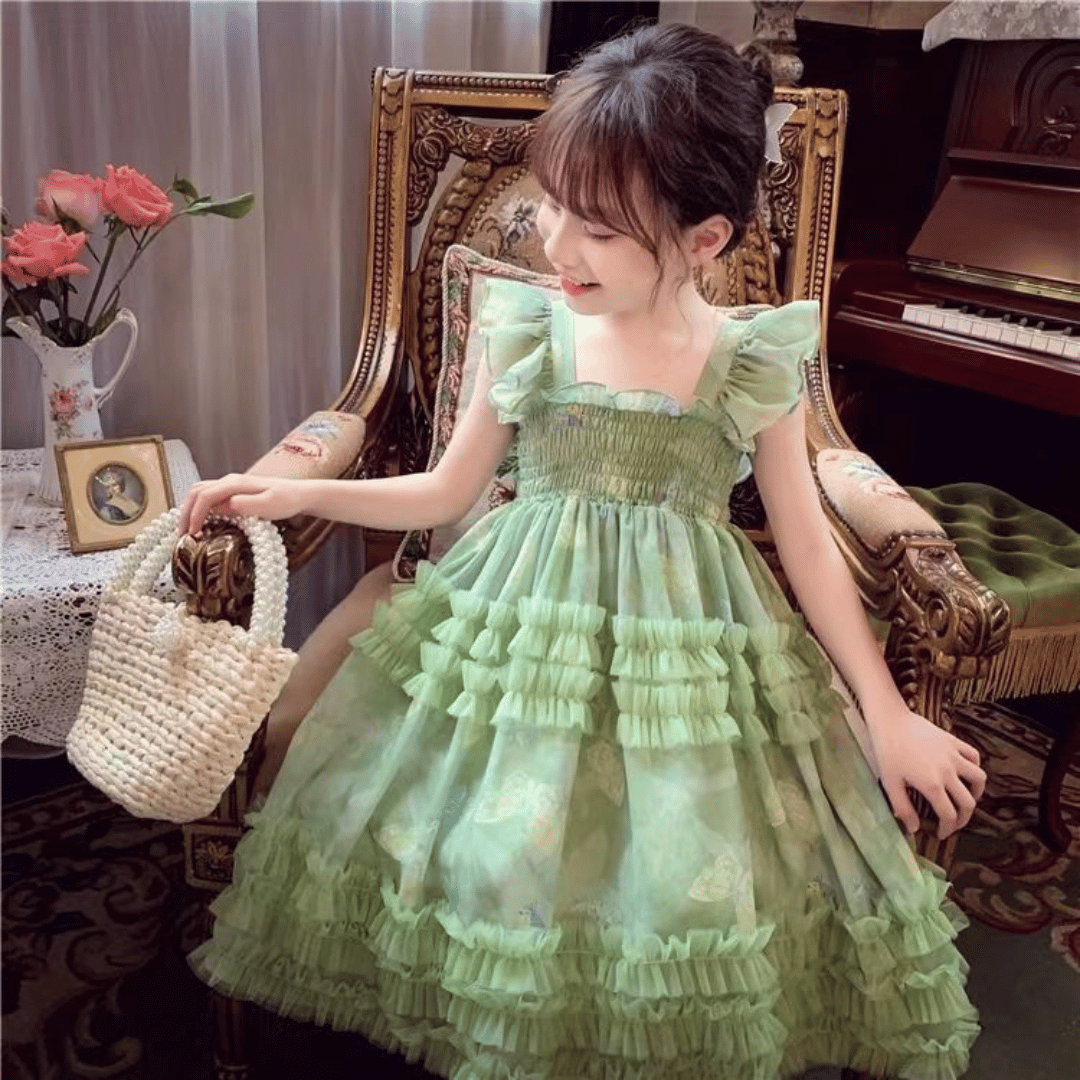 Butterfly Fairy Princess Party Dress