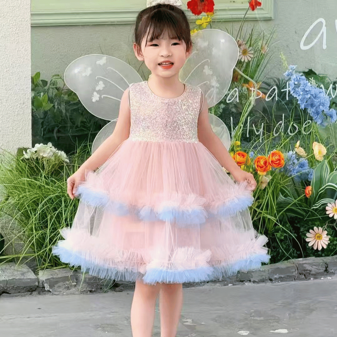 Butterfly Party Dress with Wings