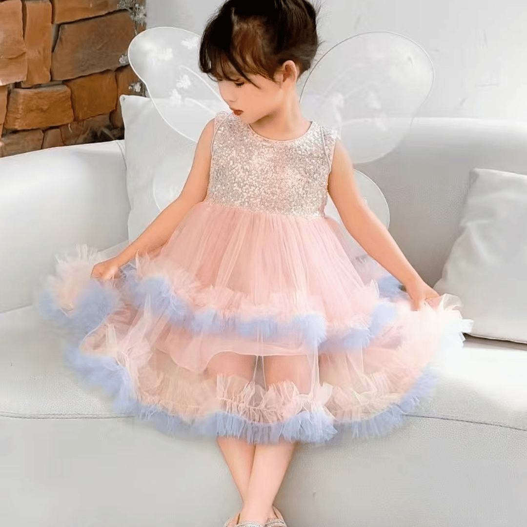 Butterfly Party Dress with Wings