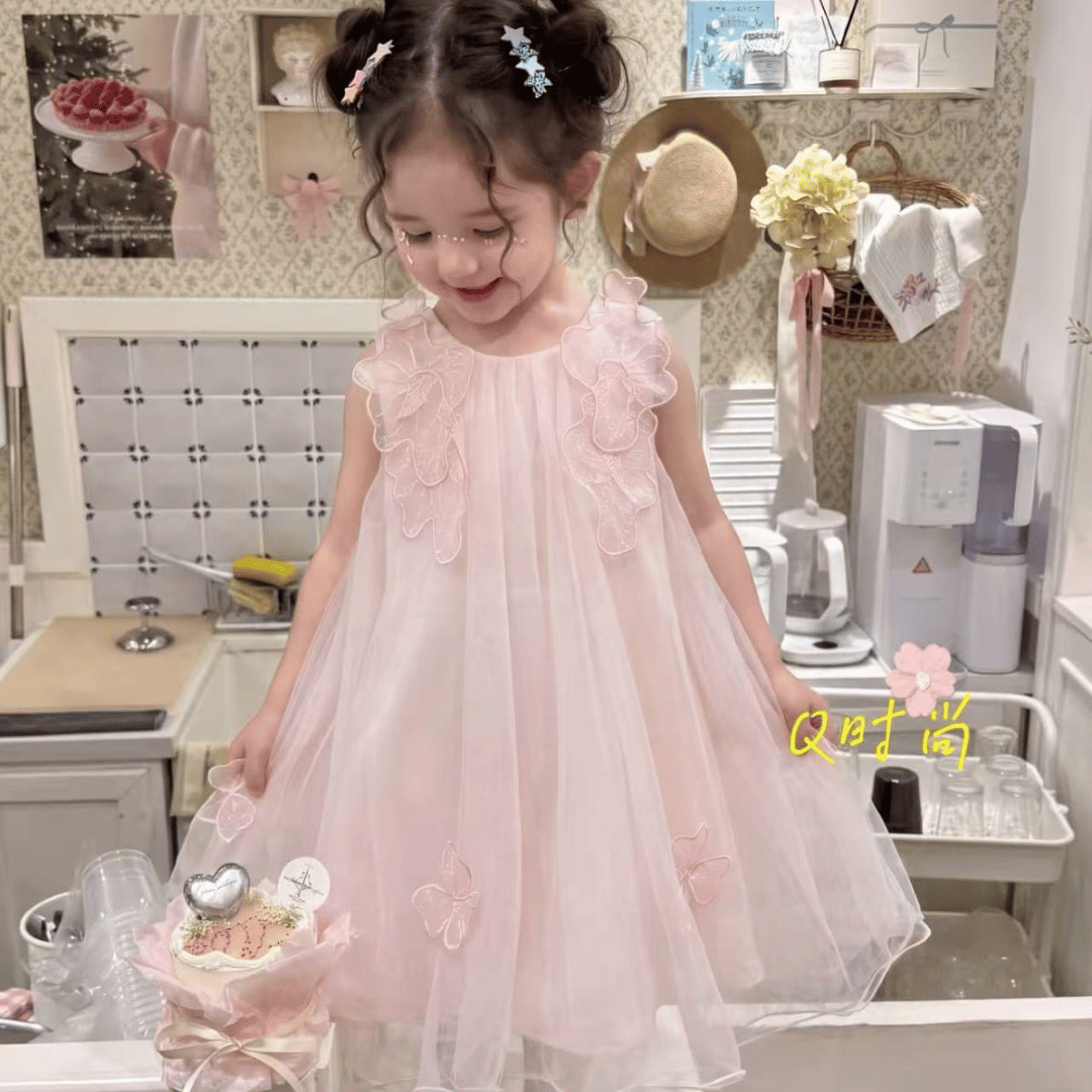 Blush Butterfly Dream Princess Dress