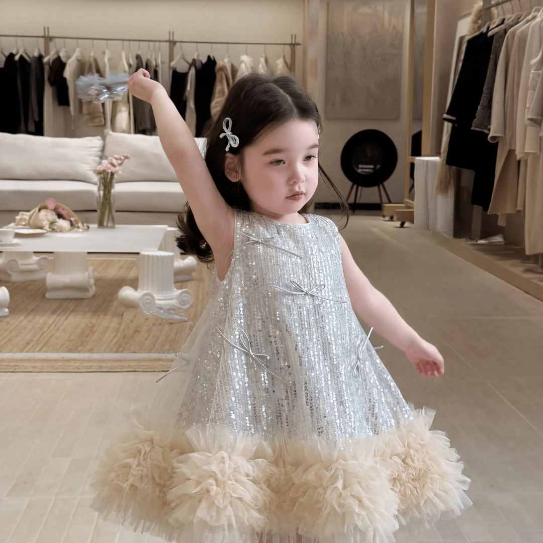 Sequin Tulle Princess Dress