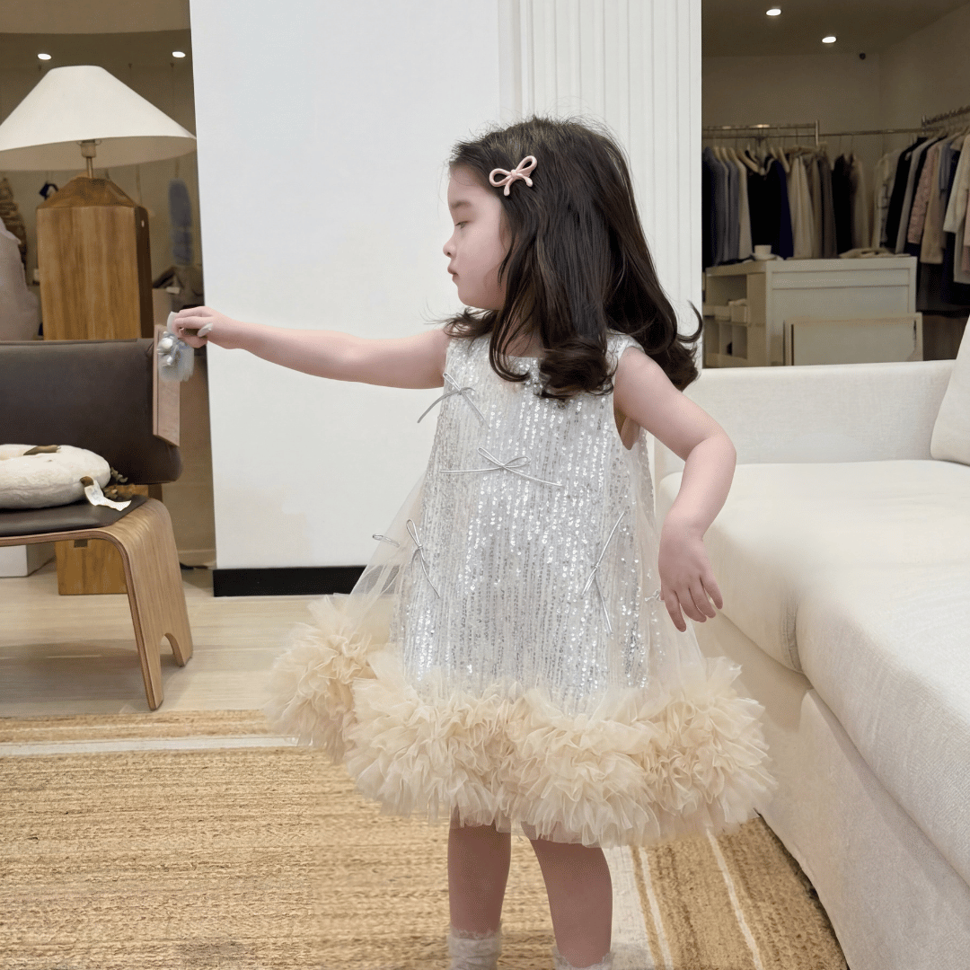 Sequin Tulle Princess Dress