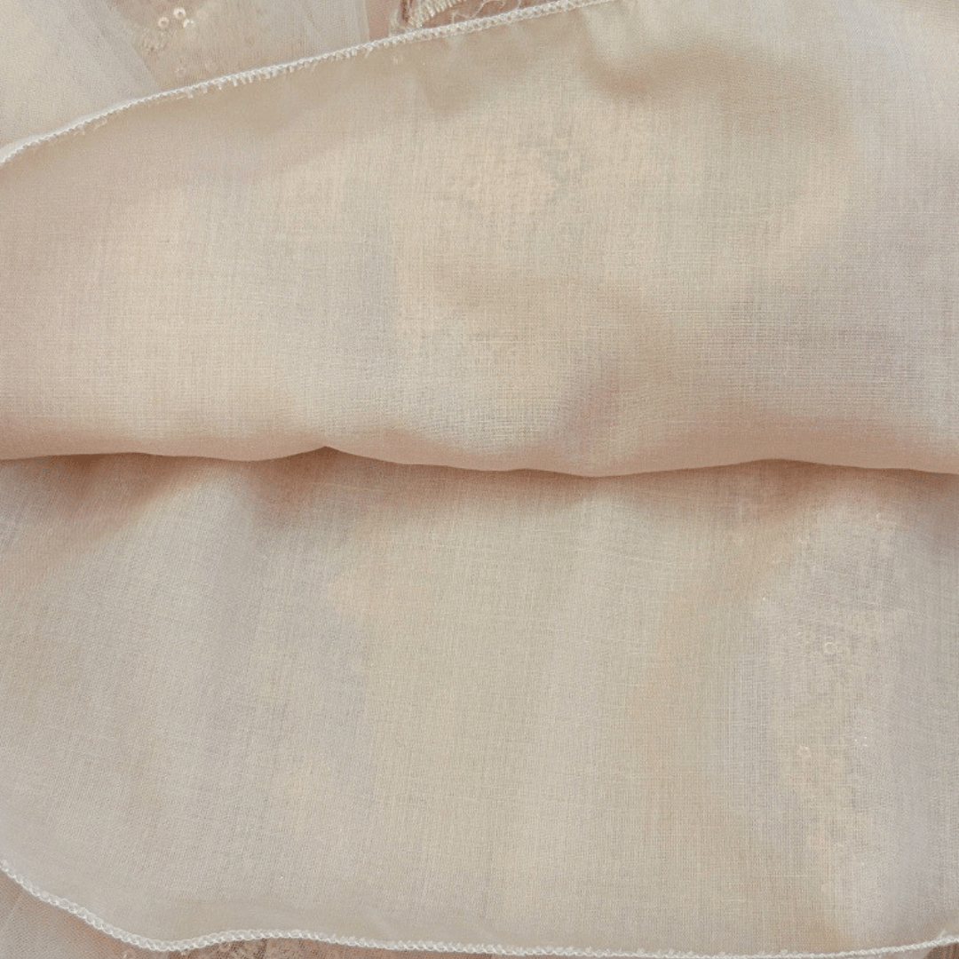 Royal Sequin Pearl Hare Bow Princess Dress