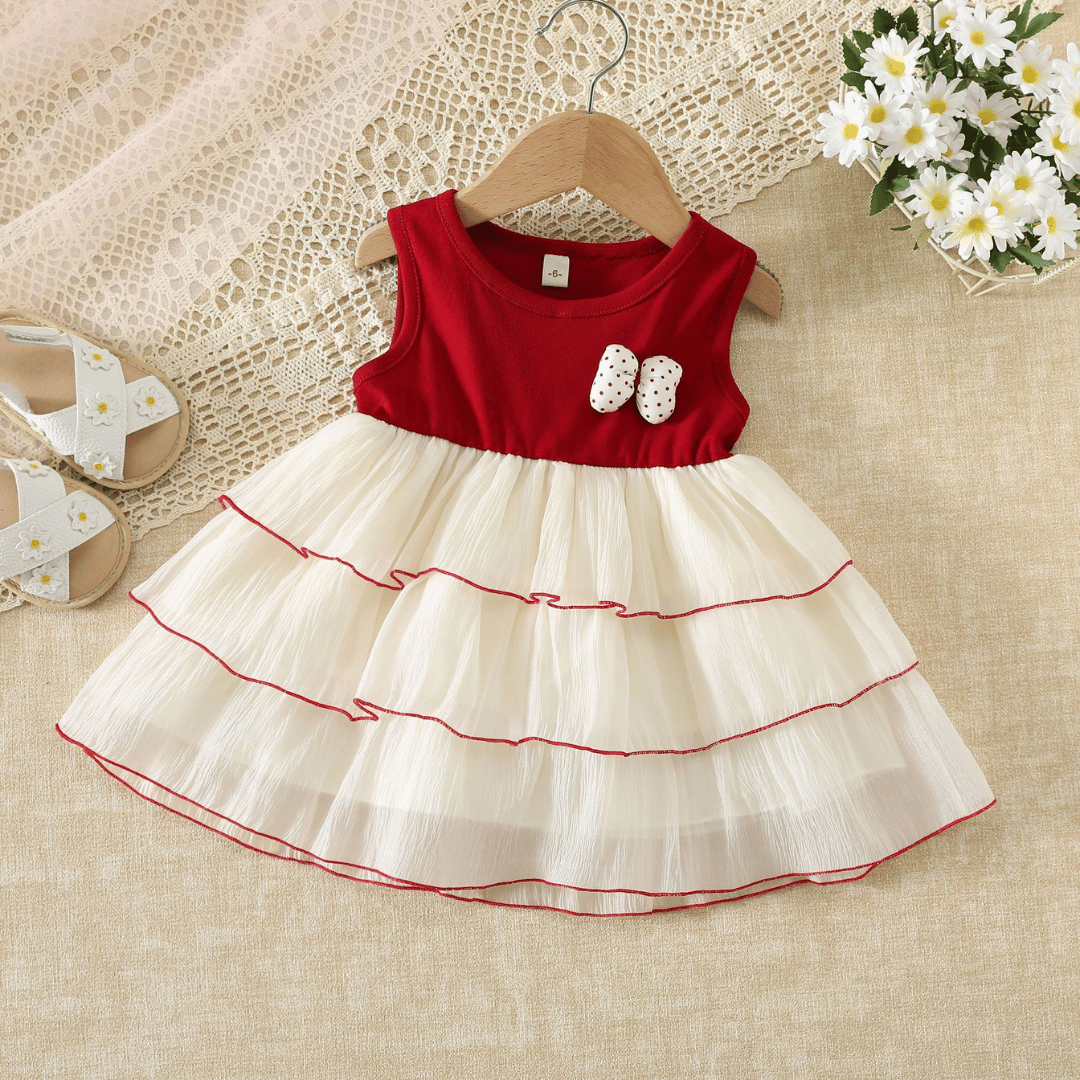 Ruby Blossom Tulle Dress
