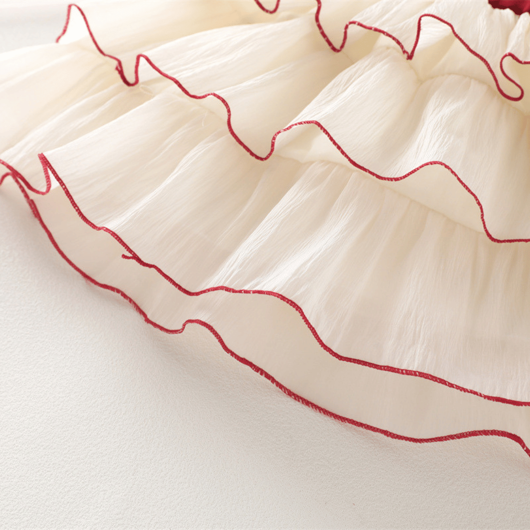 Ruby Blossom Tulle Dress
