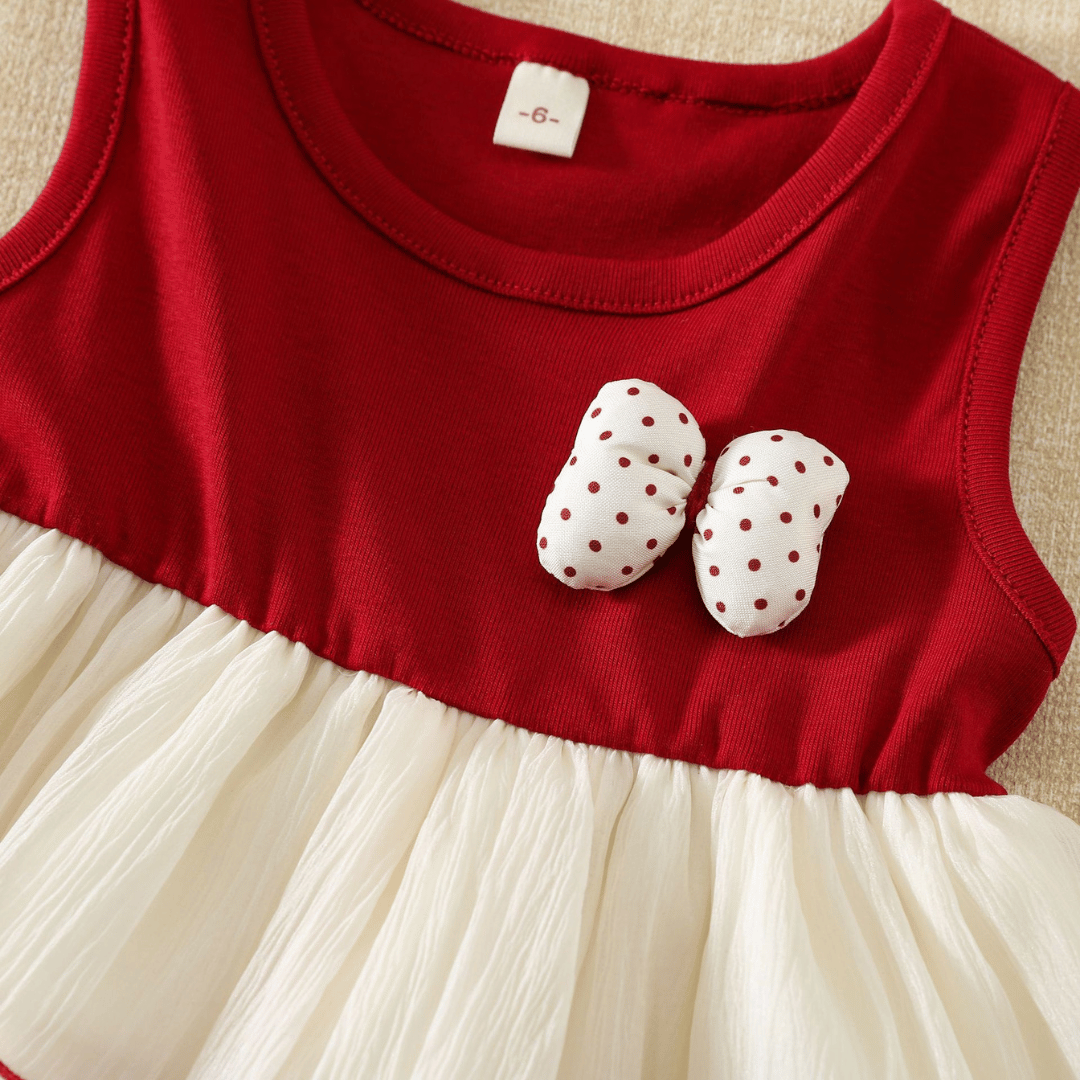 Ruby Blossom Tulle Dress