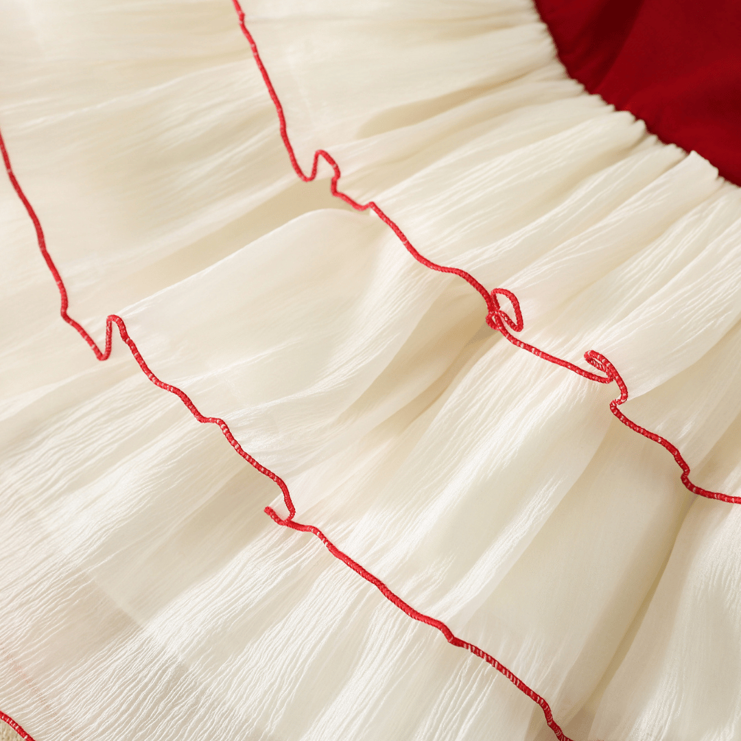 Ruby Blossom Tulle Dress