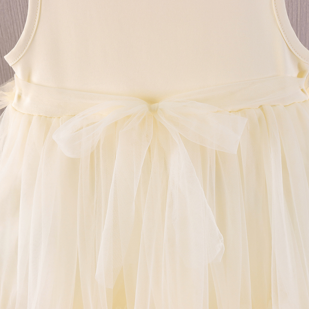 Golden Petal Princess Dress