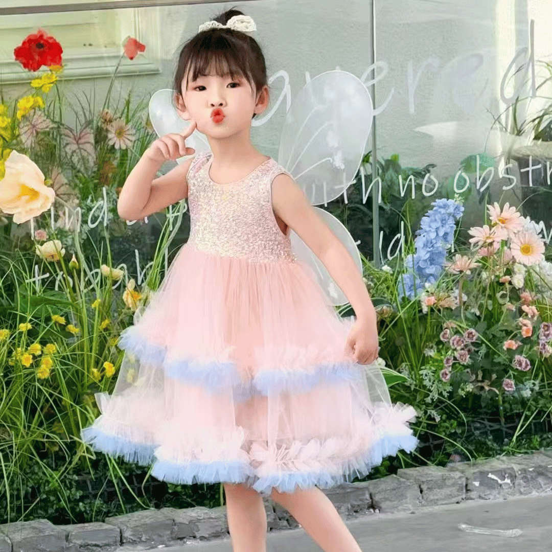 Butterfly Party Dress with Wings