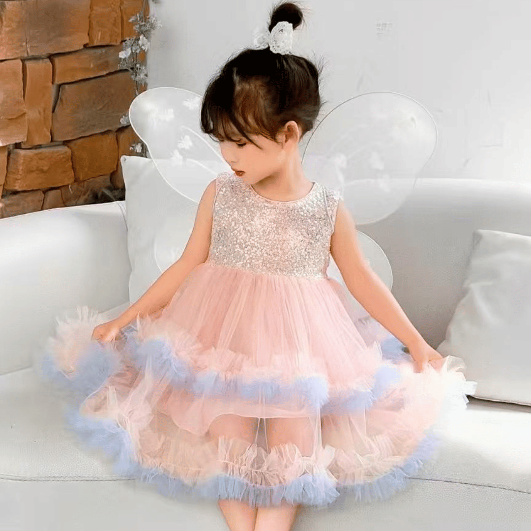 Butterfly Party Dress with Wings