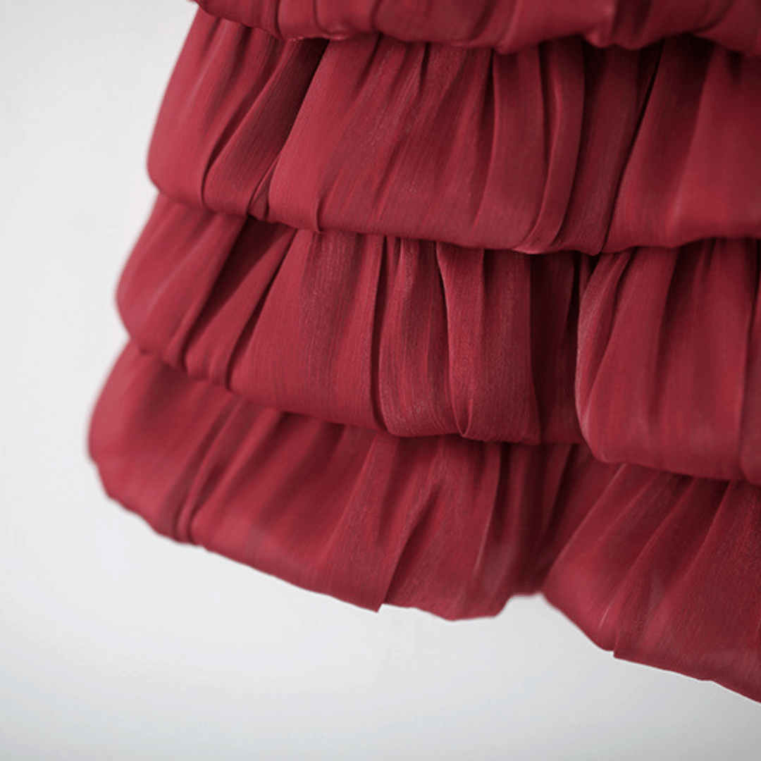 Royal Blossom Layered Mesh Princess Dress