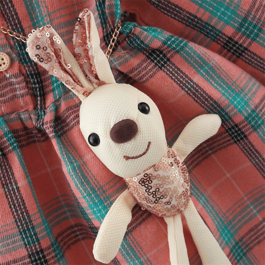 Plaid Bunny Skirt Dress