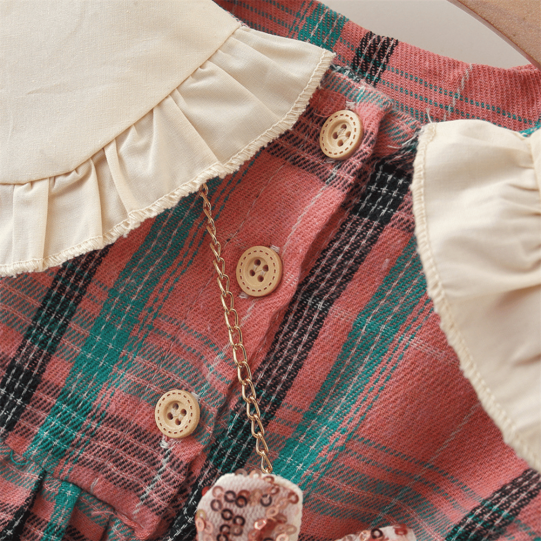 Plaid Bunny Skirt Dress