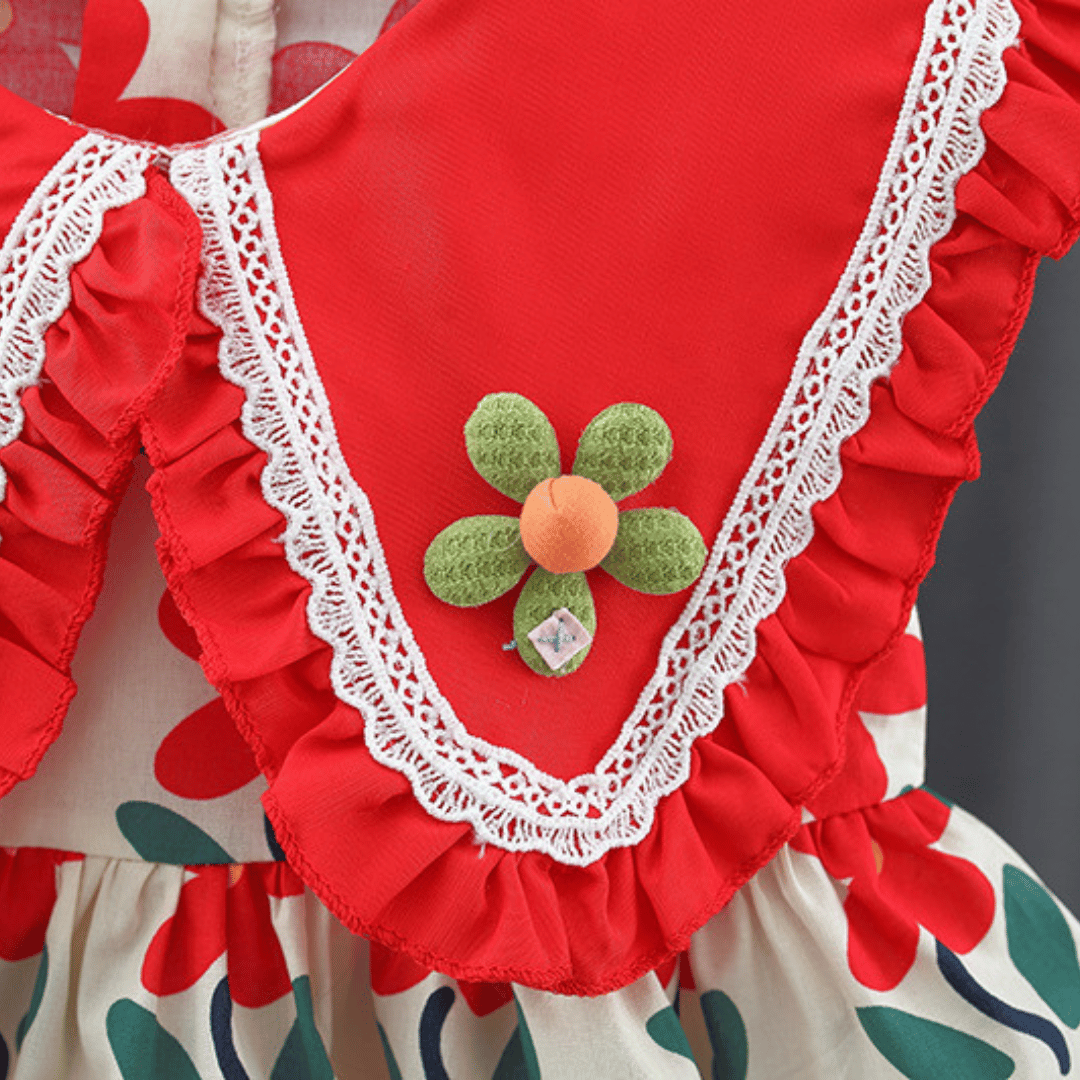 Lace Flower Princess Dress