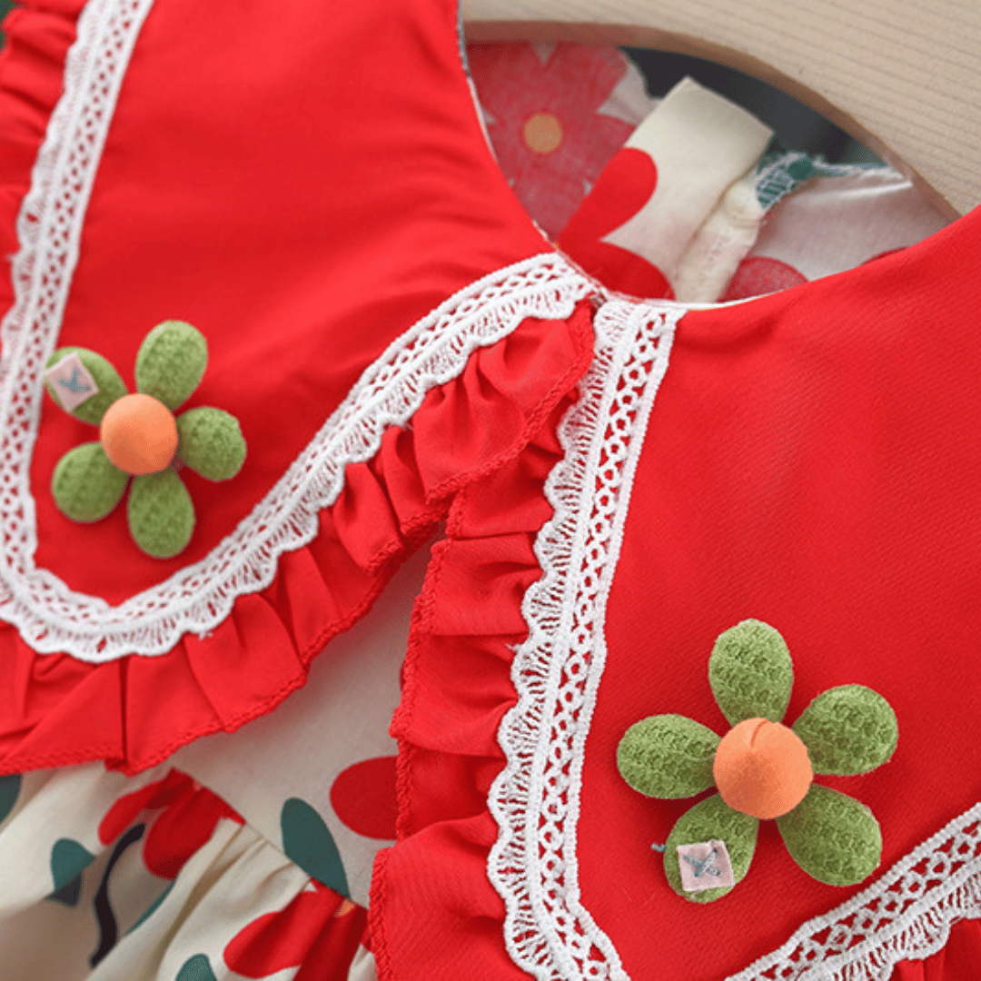Lace Flower Princess Dress