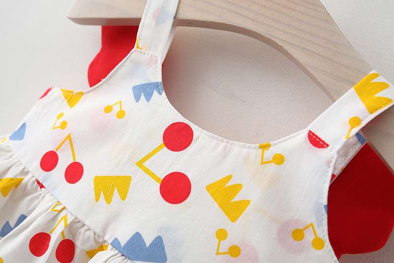 Angel Wing Cotton Dress Set
