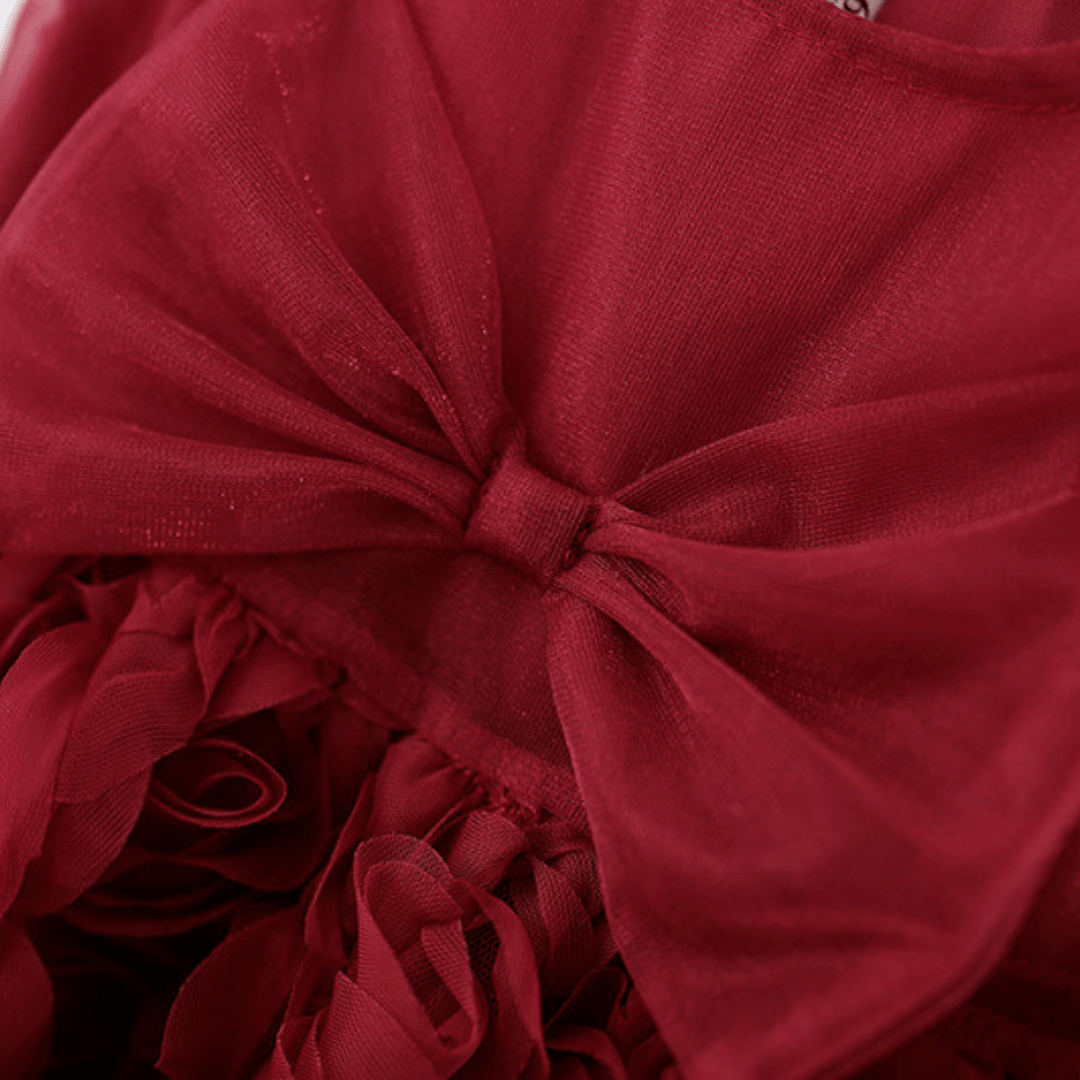 Rose Bloom Lace Princess Dress