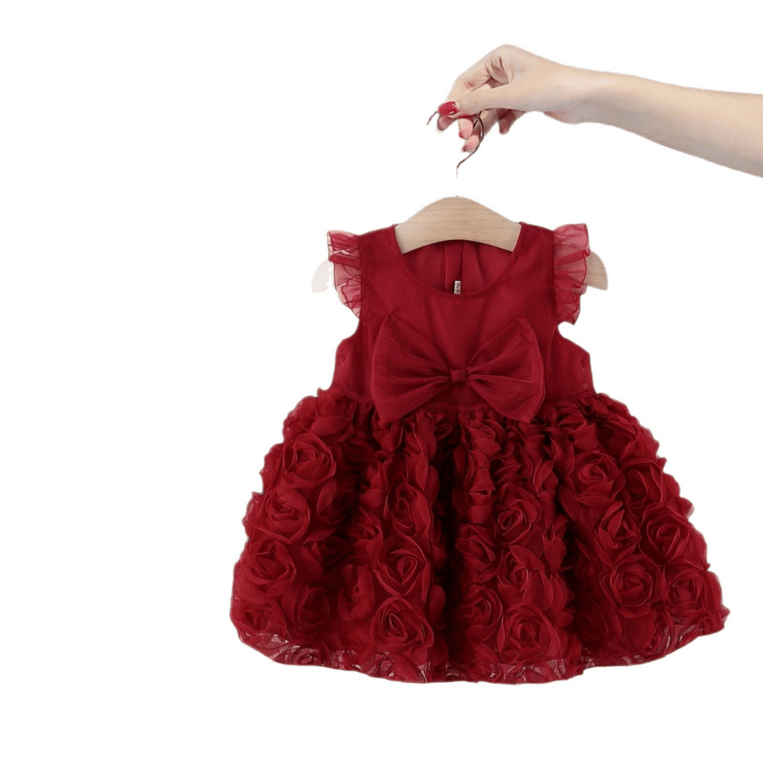 Rose Bloom Lace Princess Dress