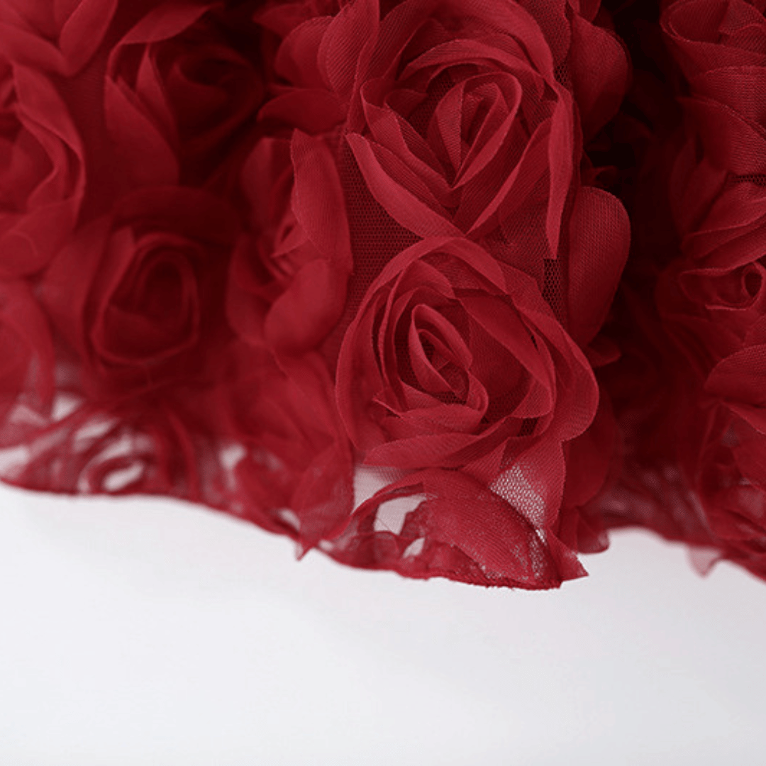 Rose Bloom Lace Princess Dress