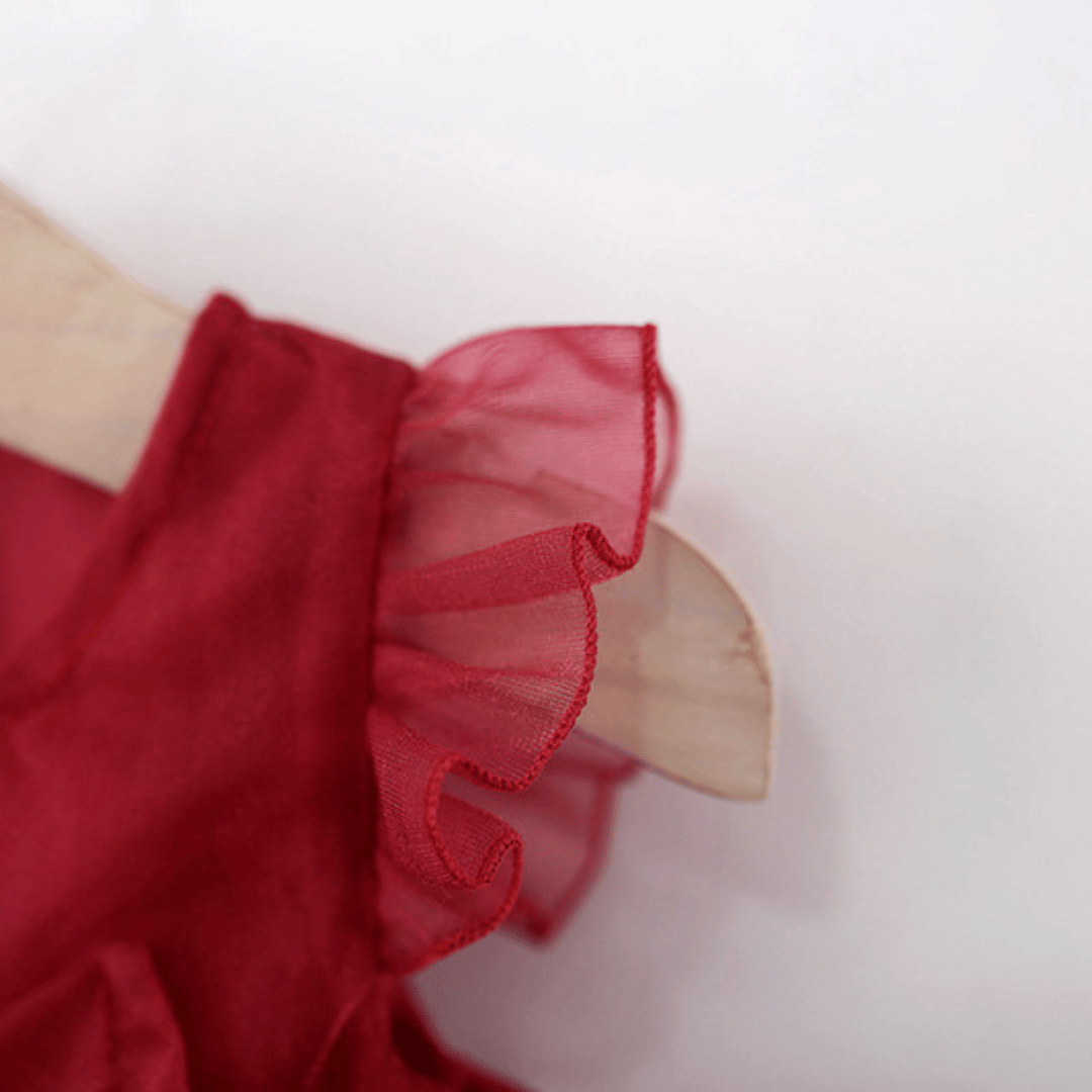 Rose Bloom Lace Princess Dress