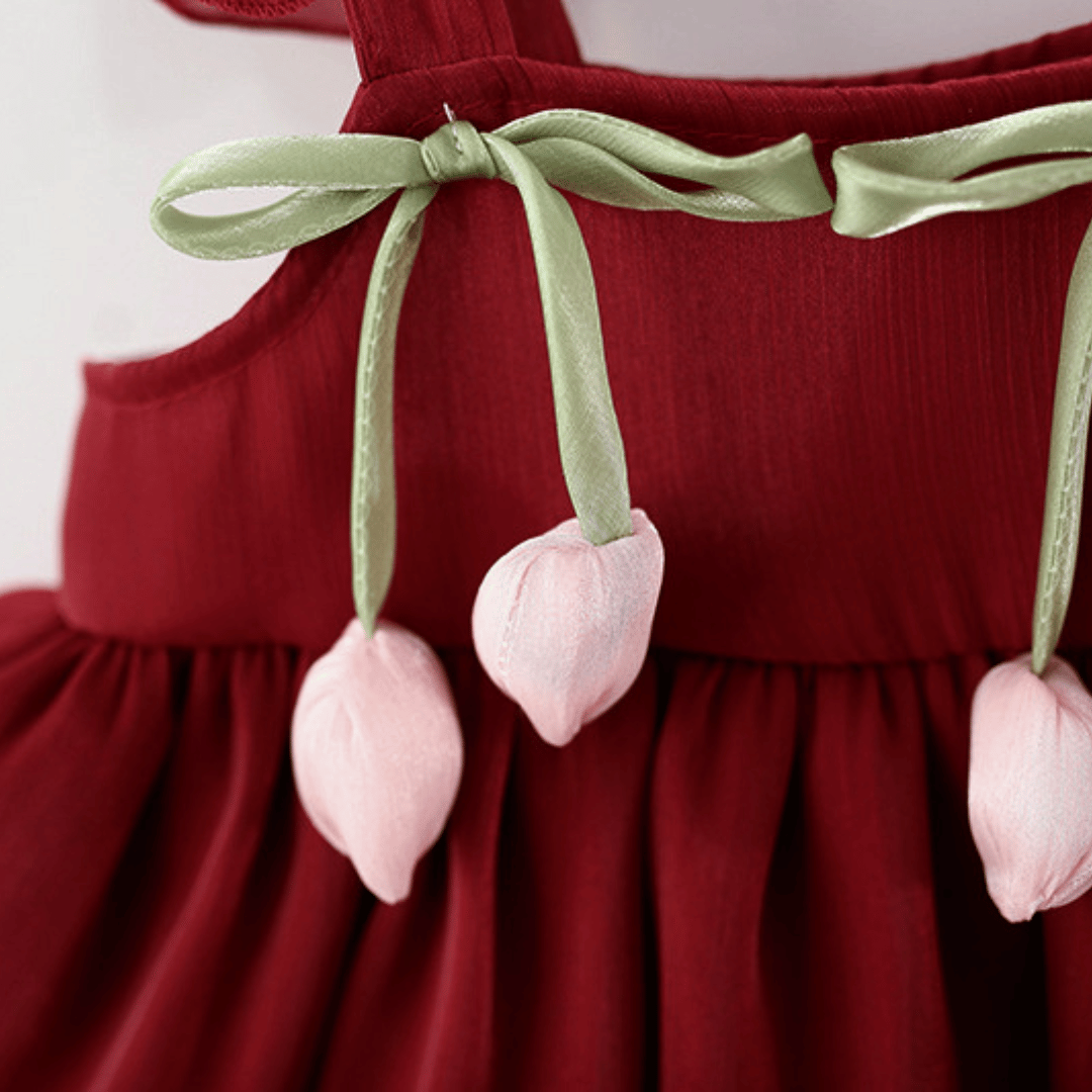Tulip Petal Layered Princess Dress