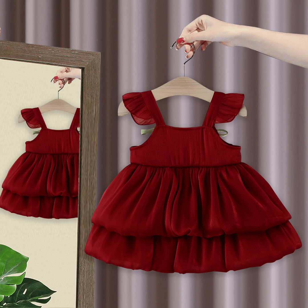 Tulip Petal Layered Princess Dress