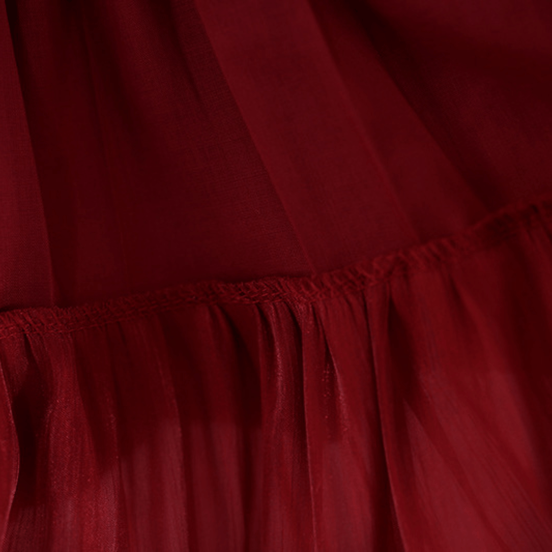 Tulip Petal Layered Princess Dress