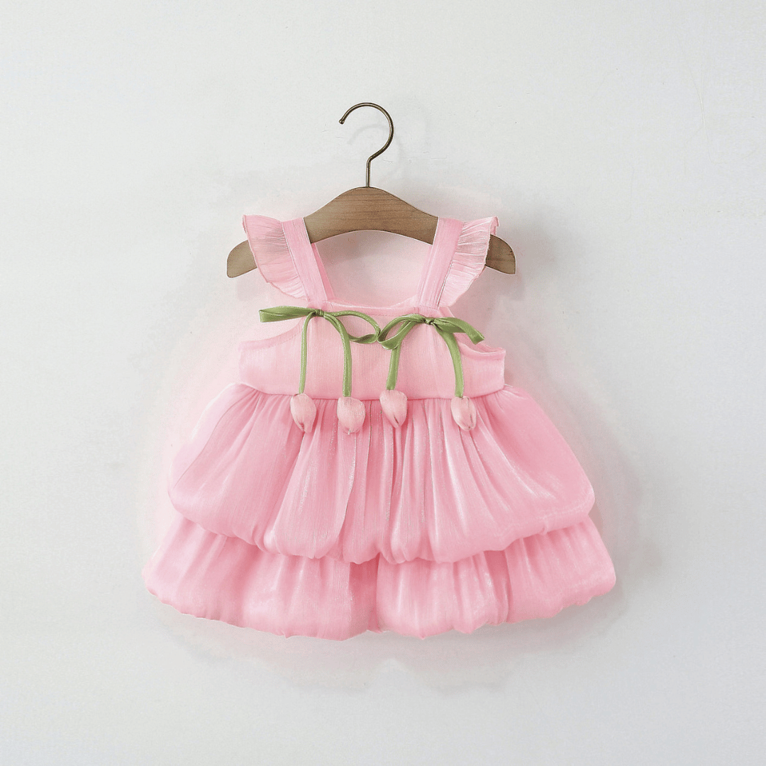 Tulip Petal Layered Princess Dress