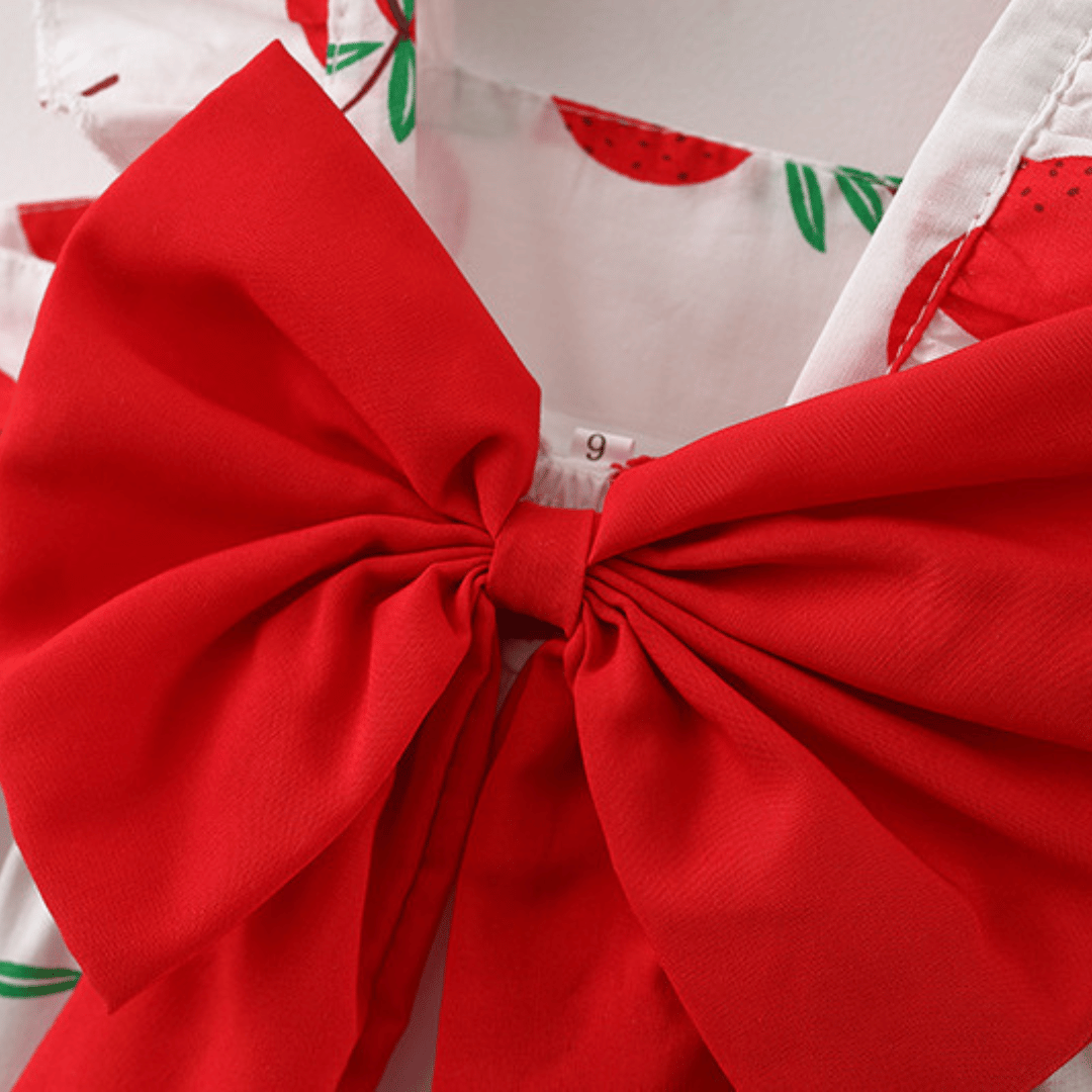 Cherry Crown Angel Girls Dress Set