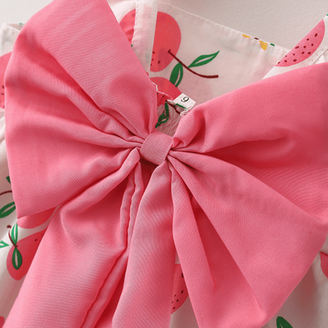 Cherry Crown Angel Girls Dress Set