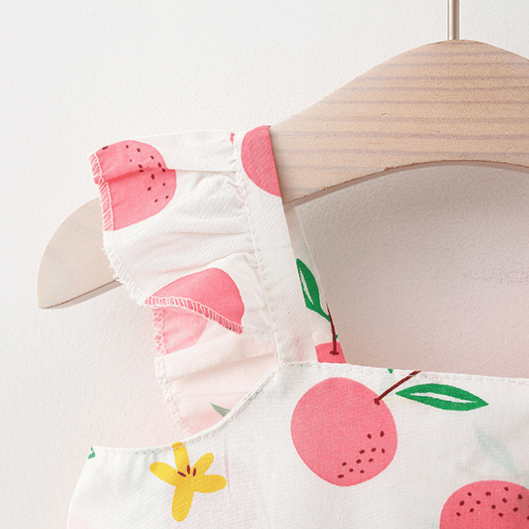 Cherry Crown Angel Girls Dress Set