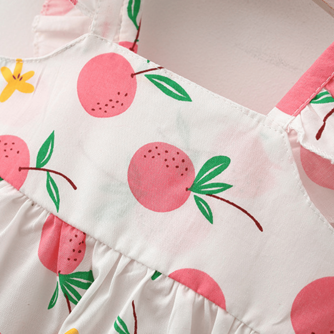 Cherry Crown Angel Girls Dress Set