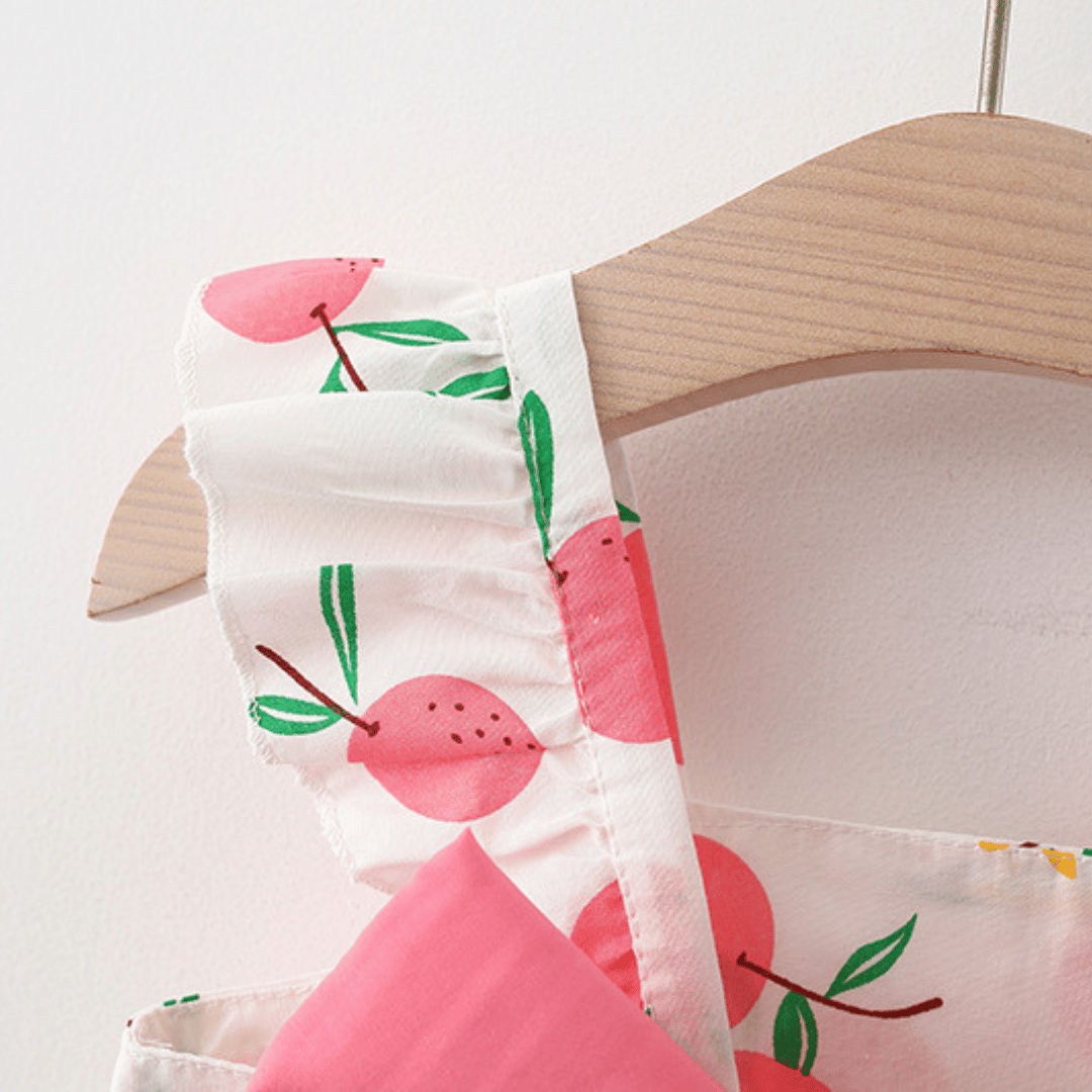 Cherry Crown Angel Girls Dress Set