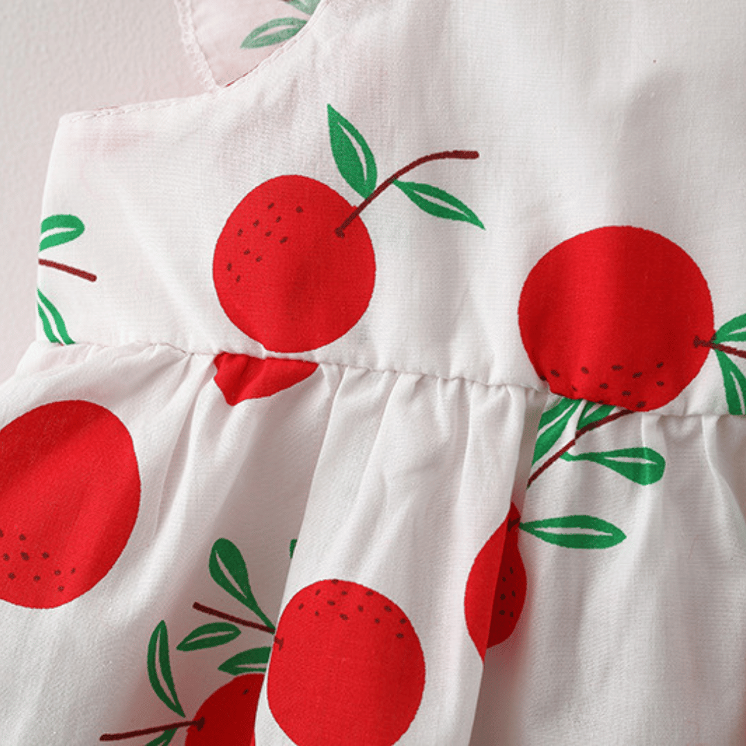 Cherry Crown Angel Girls Dress Set