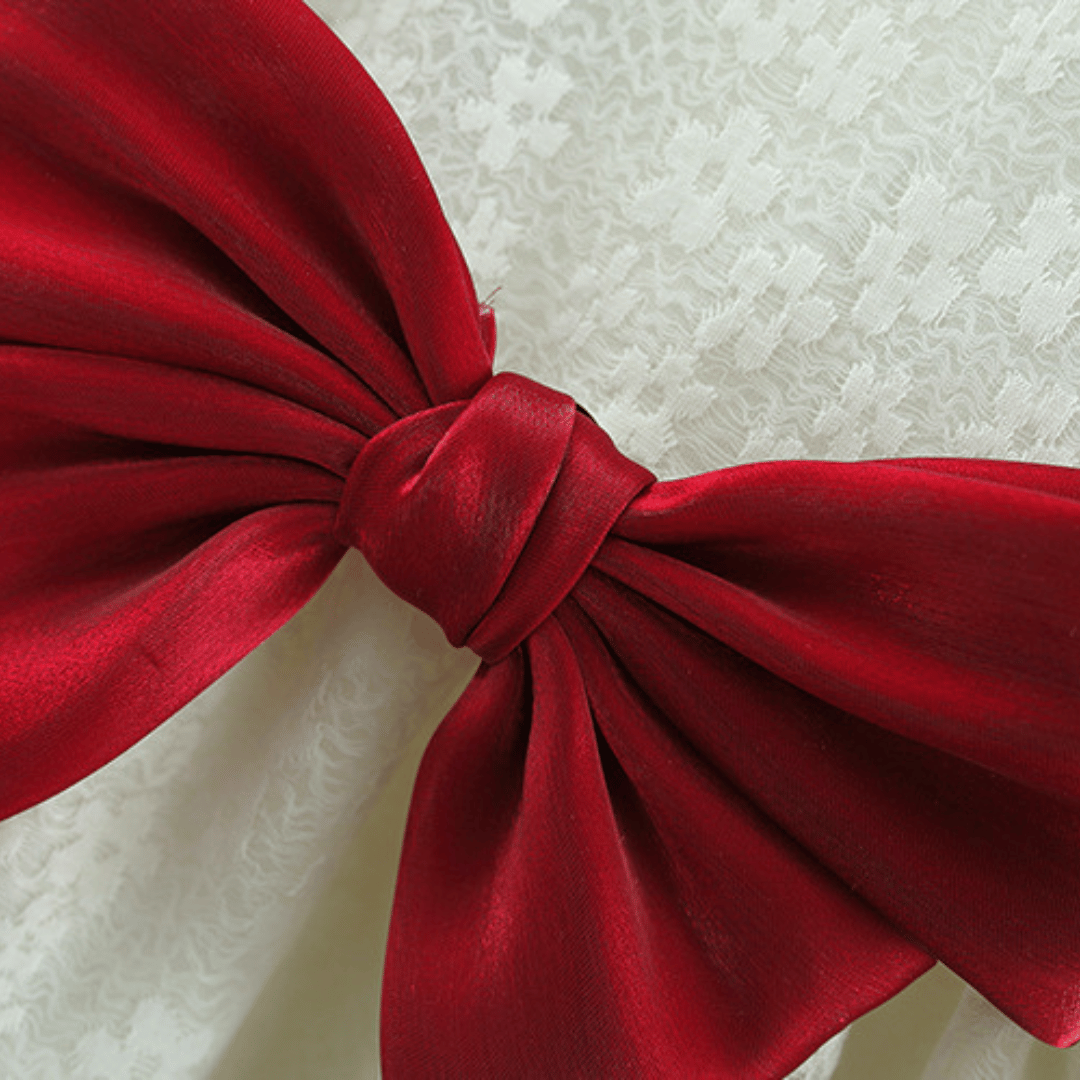 Red Bow Summer Princess Dress