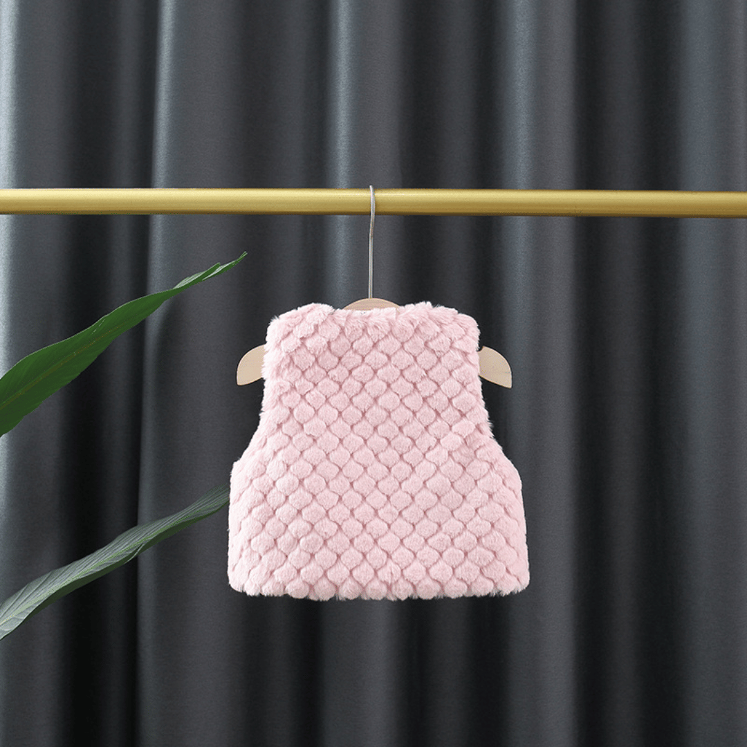 Princess Bowknot Fur Sweater Vest