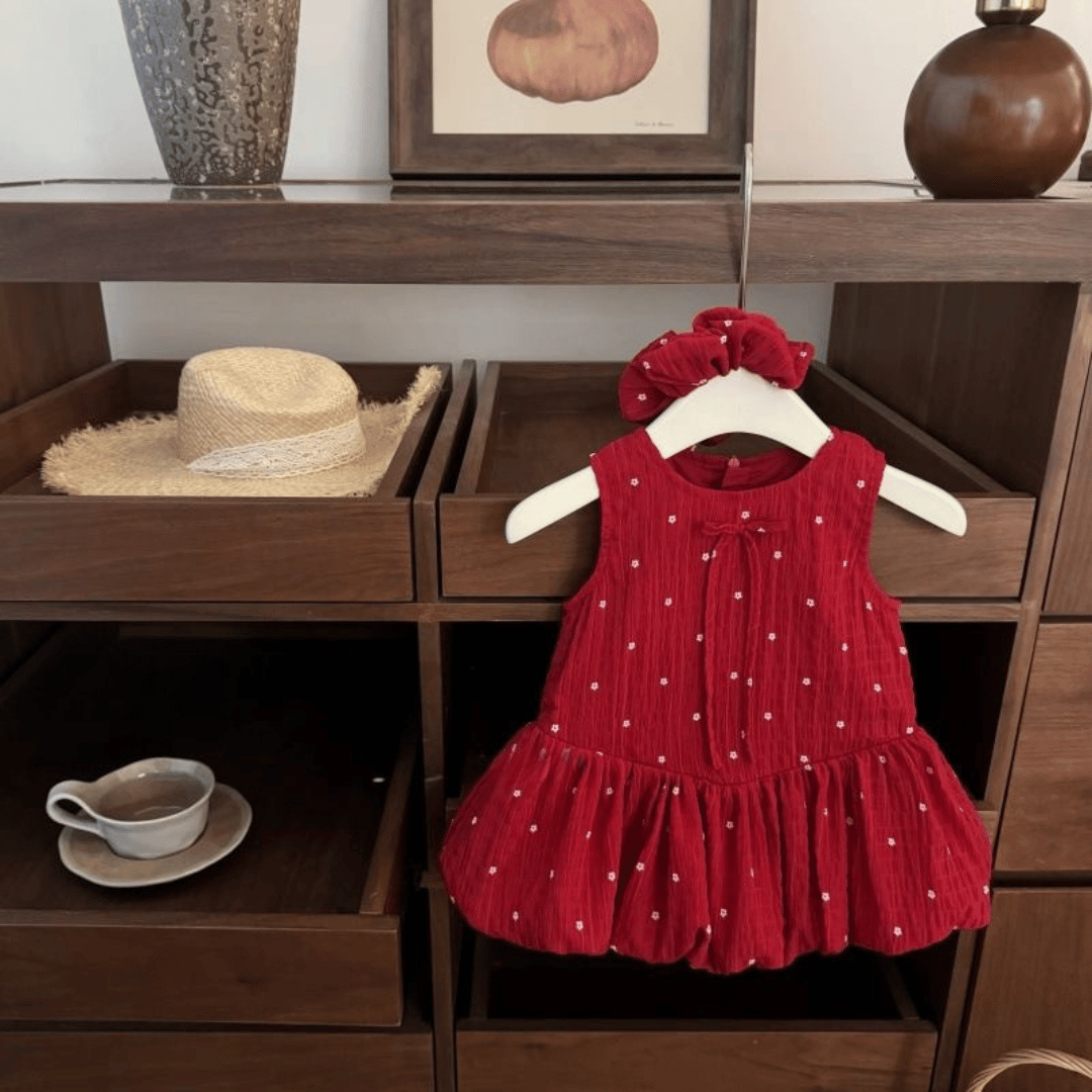 Rosebud Glow Sleeveless Dress