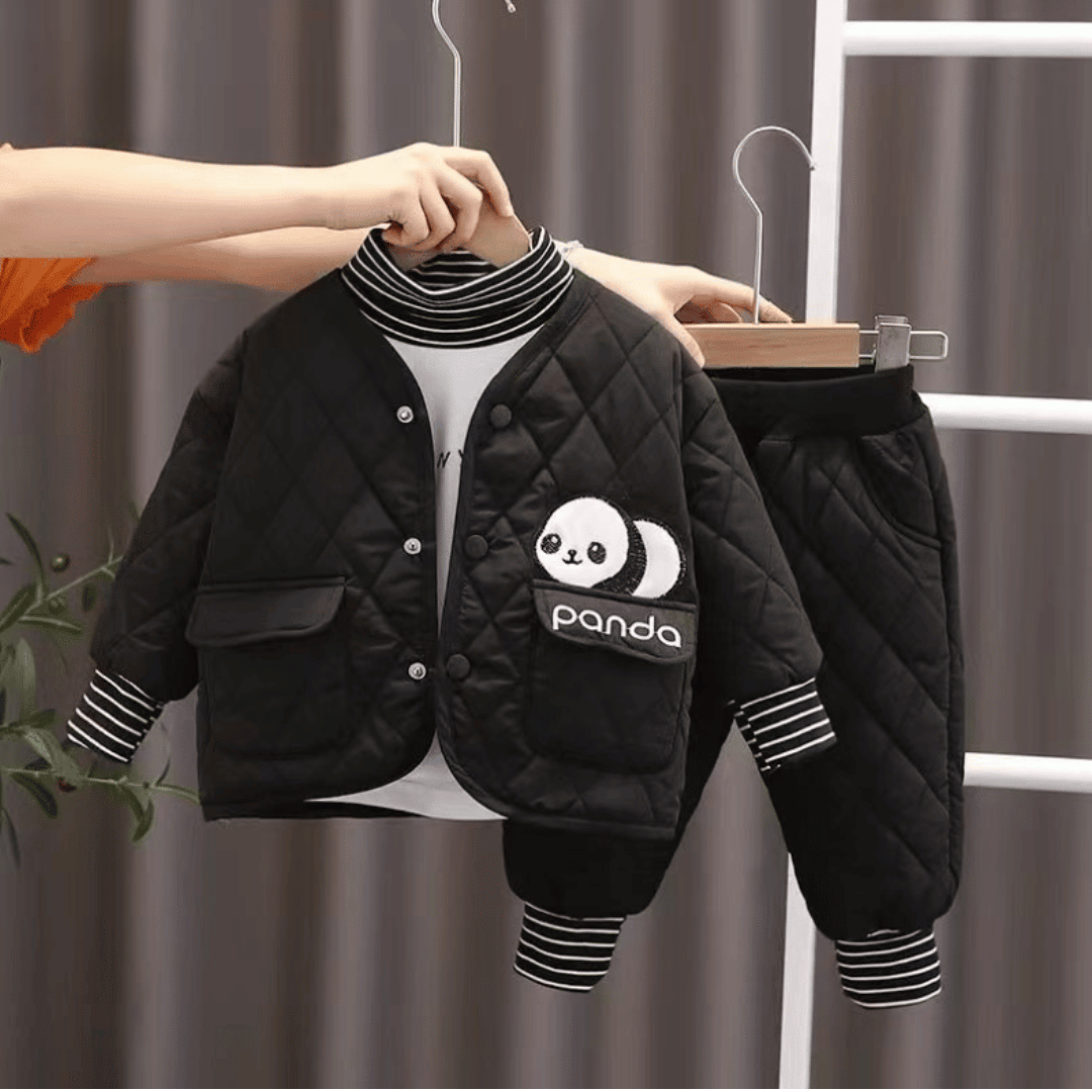 Cozy Panda Winter Combo Set