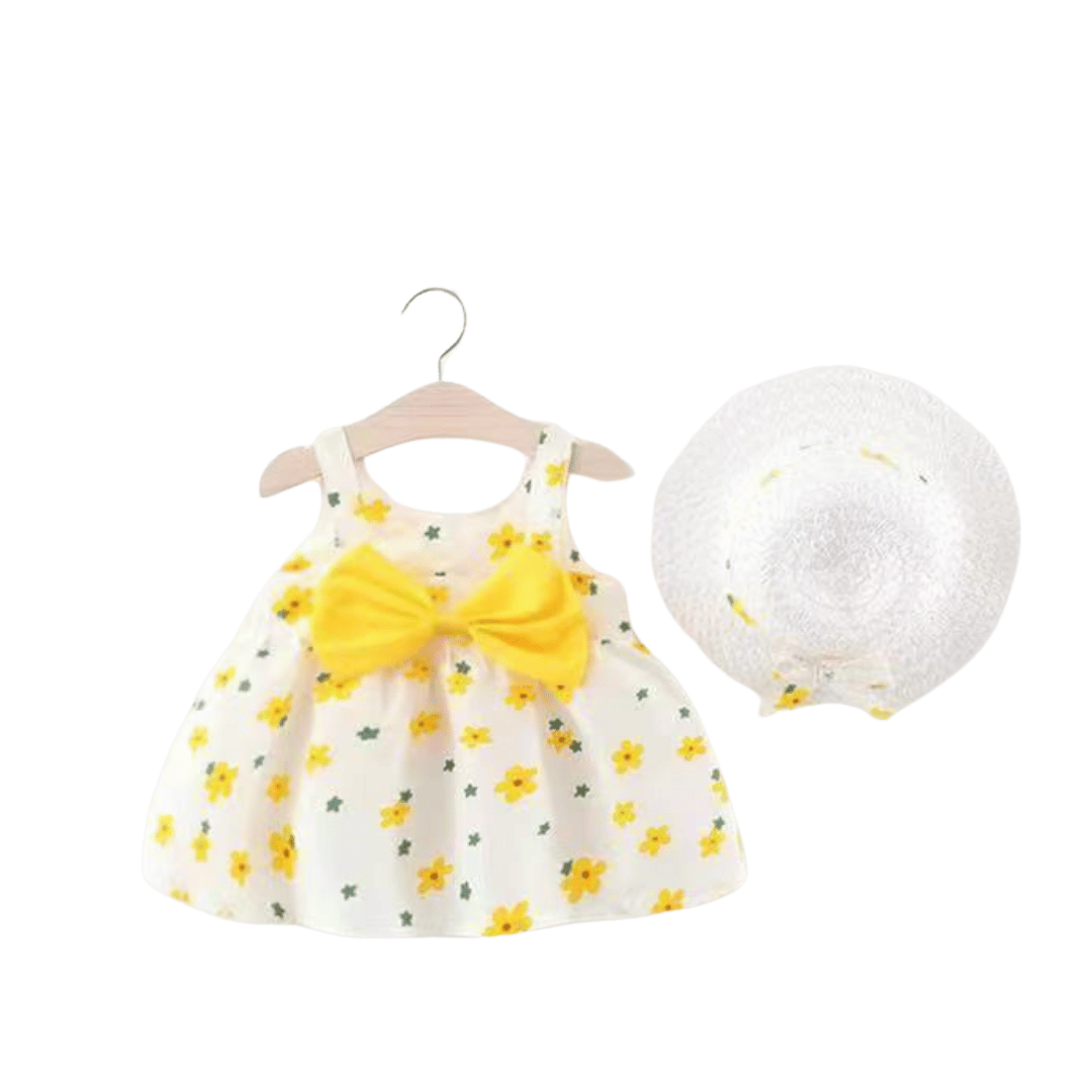 Cherry Crown Angel Wing Dress with Hat